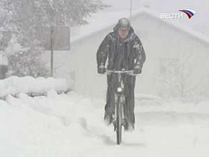 Австрия утопает в снегу